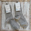 Chaussettes mi-longues fine / gris naturel