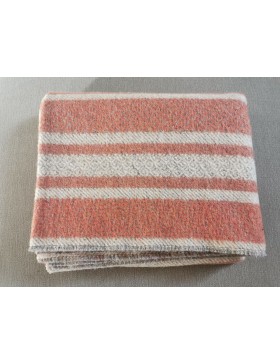 Petit plaid MOTIFS / citrouille - ivoire